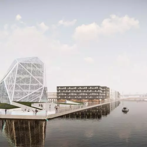 GLACARIUM - an idea for an educationatorium at Szczecin's Lasztownia