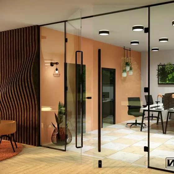 Okucia do szkła Peach Fuzz
