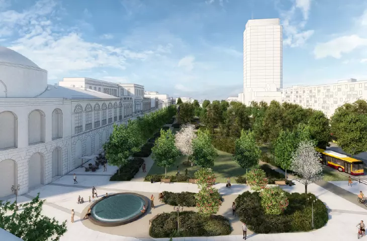 Bank Square to be changed? There is to be more greenery and space for relaxation