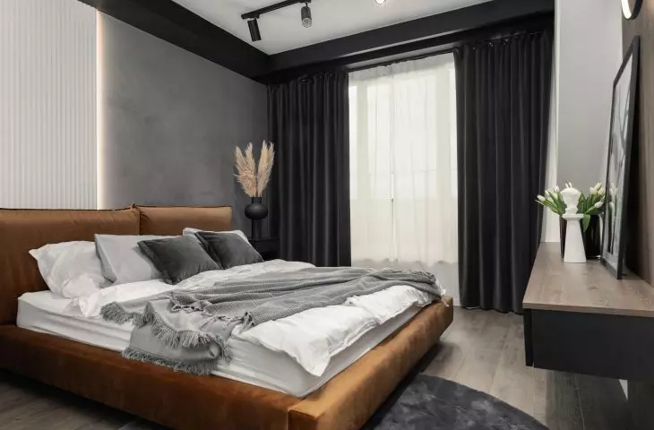 Sypialnia w stylu soft loft