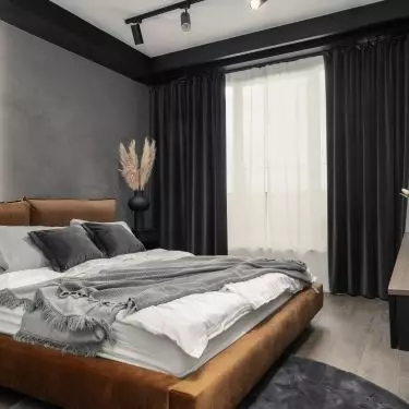 Sypialnia w stylu soft loft