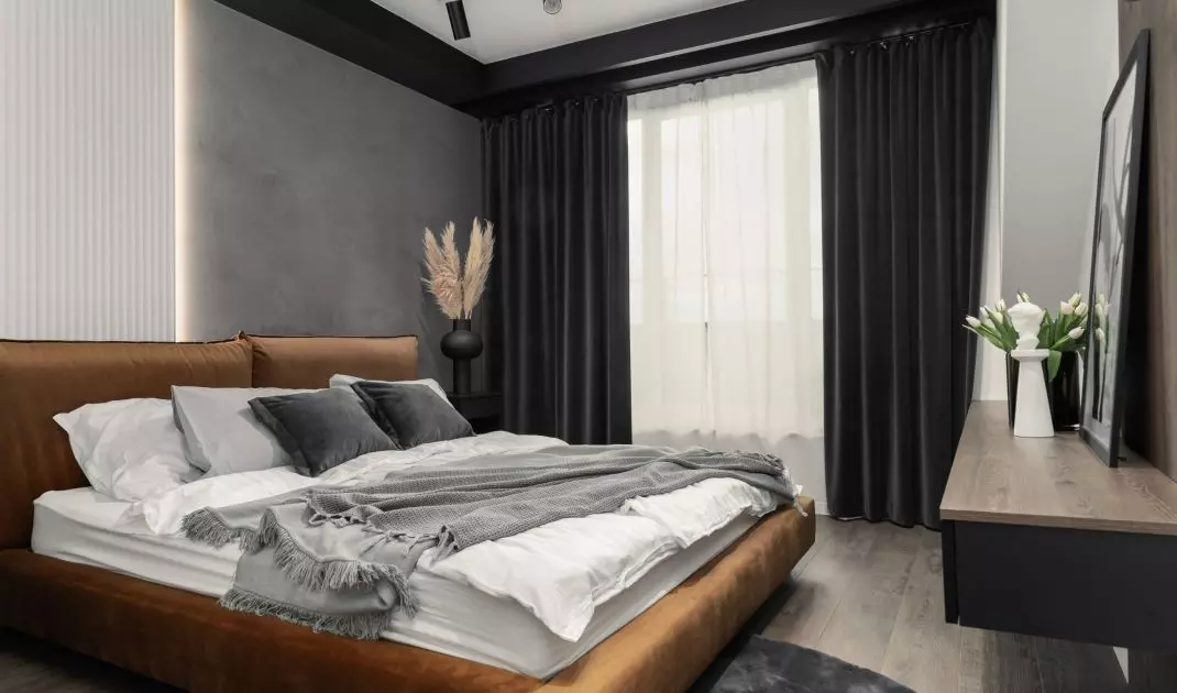 Sypialnia w stylu soft loft
