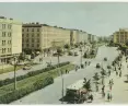 Archiwalne zdjęcie torowiska tramwajowego przy al. Grunwaldzkiej