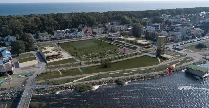 Projekt lokalnego centrum w Chałupach