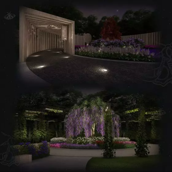 Nagrodzony projekt „Olfactory Night Garden – Celestial Scents”