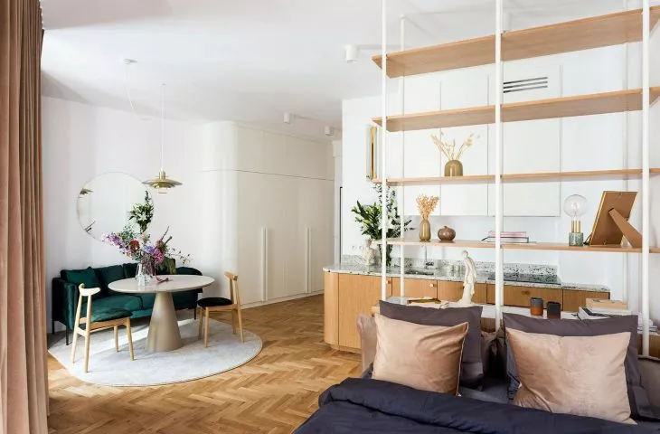 A studio apartment by architects from Ewa/Thomas Studio