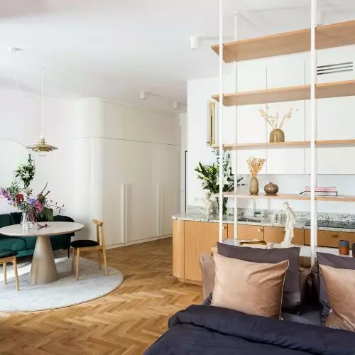 Kawalerka architektów z pracowni Ewa/Thomas Studio