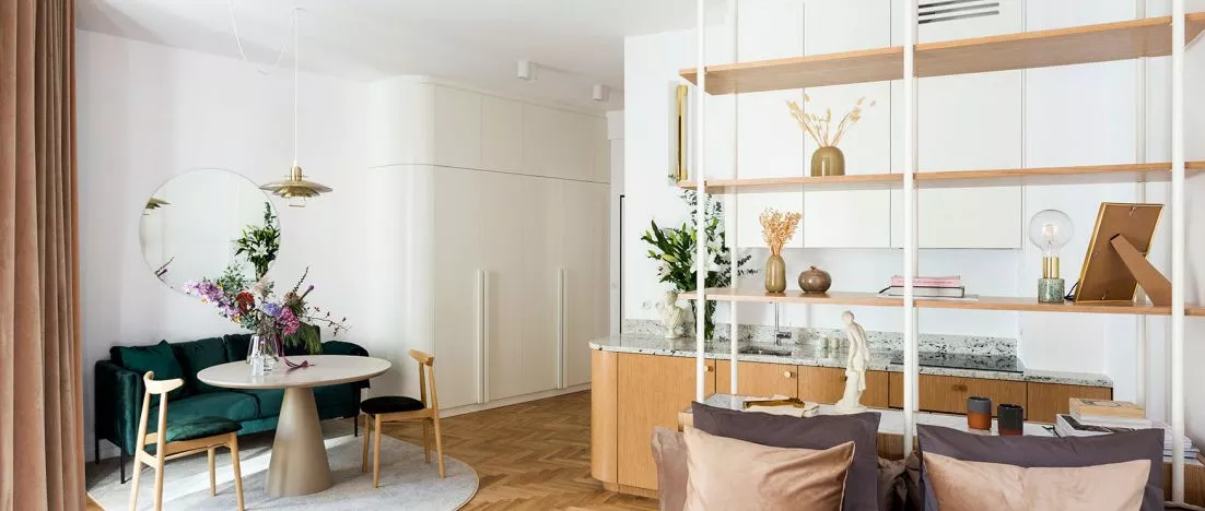 Kawalerka architektów z pracowni Ewa/Thomas Studio
