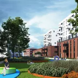 Nowe osiedle przy ul. Kolejowej we Wrocławiu