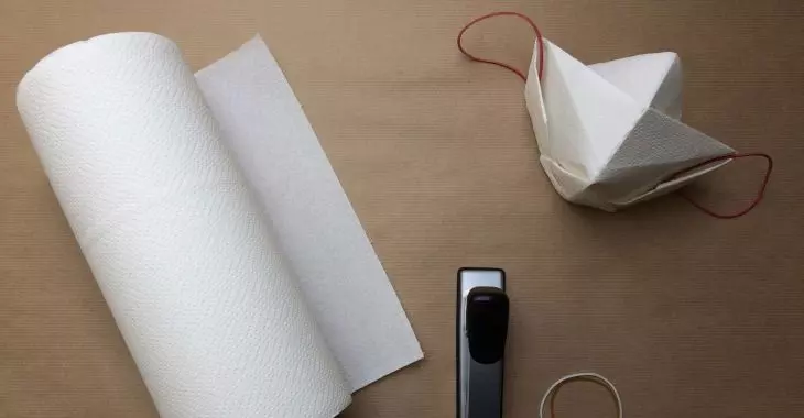 Maseczka origami