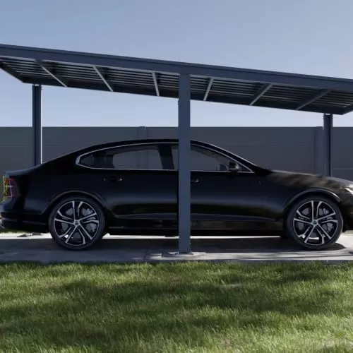 Carport Konsport - an energy-efficient alternative to the garage