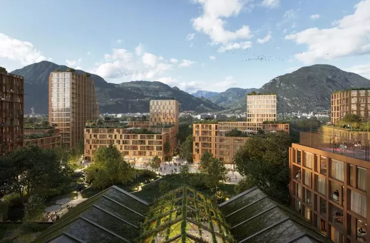 Osiedle w Bolzano – koncepcja Henning Larsen