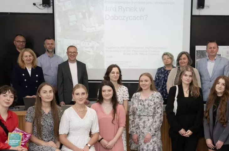 Students of the Cracow University of Technology showed ideas for the market in Dobczyce