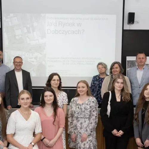 Students of the Cracow University of Technology showed ideas for the market in Dobczyce