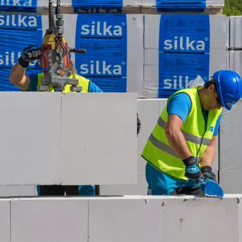 Silka Tempo Light - the largest and also the lightest silicate block on the Polish market