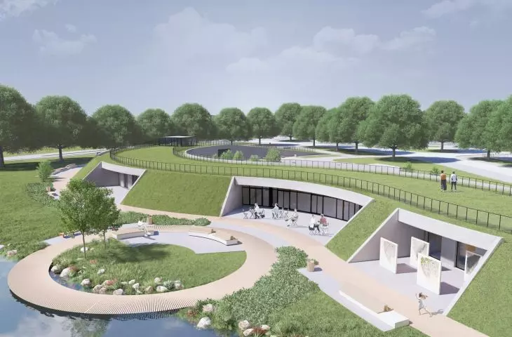 Aleksandra Senderska's idea for an educational and exhibition center on the Salt Island in Kolobrzeg