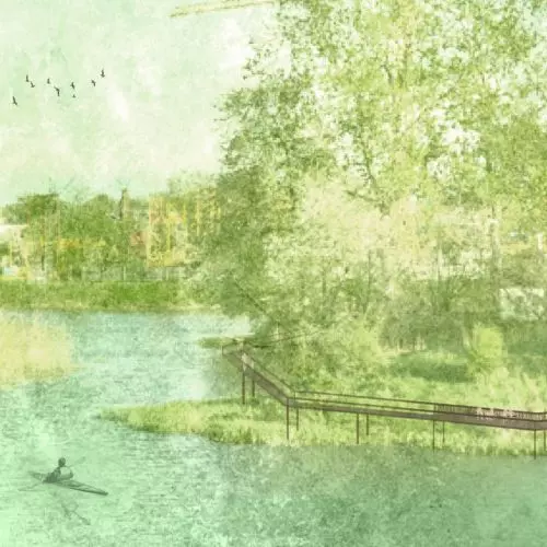 Students' vision of the space around the Kamienna Sluice in Gdansk