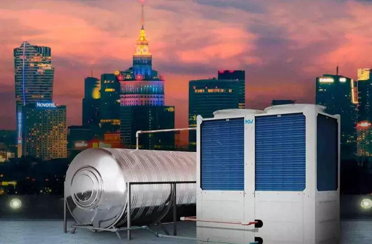 Energy change in cities - efficient solutions with Aqua Thermal Super heat pump
