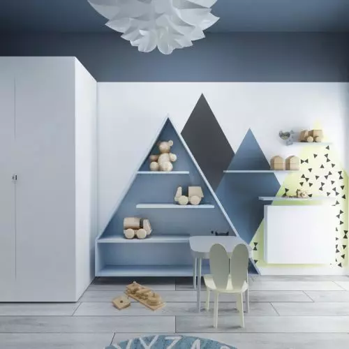 Room for a boy with a forest theme from Simple Interior