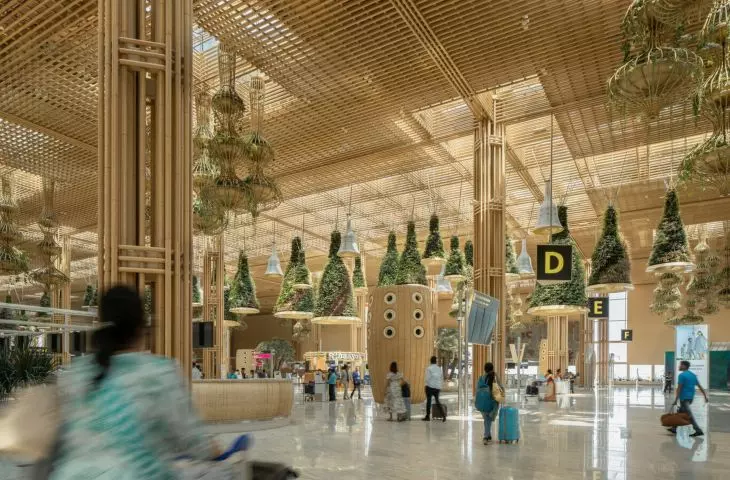 Indyjski przepych i dziedzictwo na lotnisku – terminal w Bengaluru