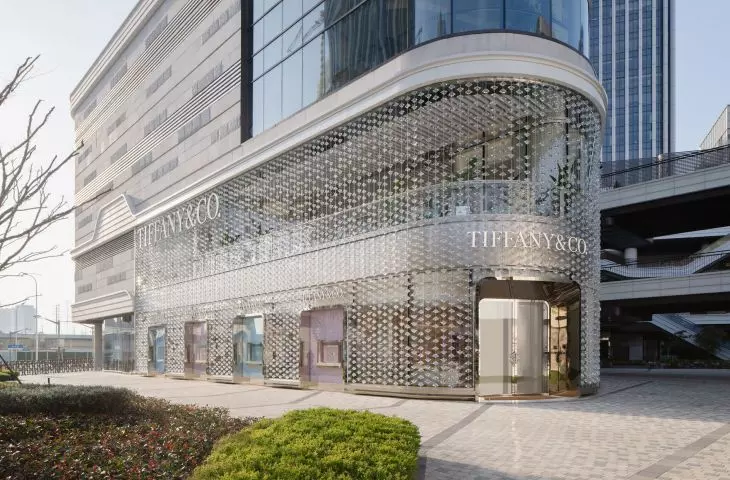 Śniadanie w Szanghaju. Sklep Tiffany & Co. od MVRDV