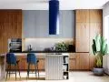 Okap GLOBALO Cylindro Isola Blue