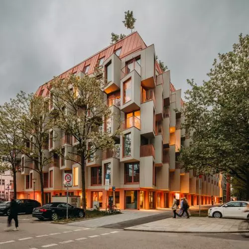 Apartamentowiec Van B w Monachium - elastyczność ważniejsza niż metraż