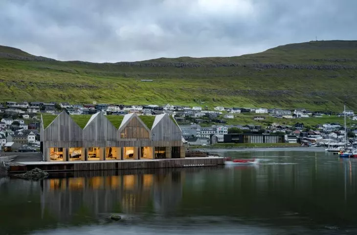 Rowing to the Faroe Islands. Klaksvík Rowing Club from Henning Larsen