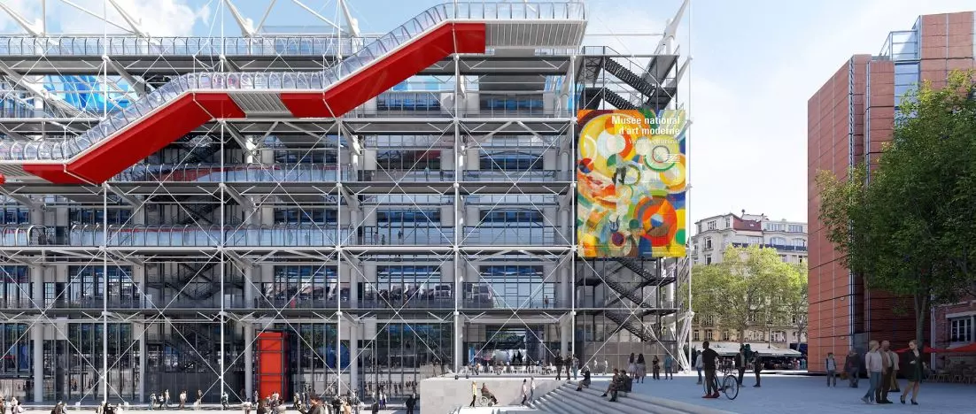 Centre Pompidou w Paryżu zostanie zamknięte w 2025 roku. Znamy projekt renowacji postmodernistycznej ikony