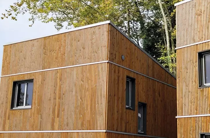 A truly eco-friendly facade board