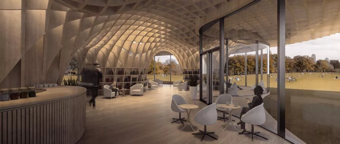 Warsaw University of Technology students designed a library in New York City