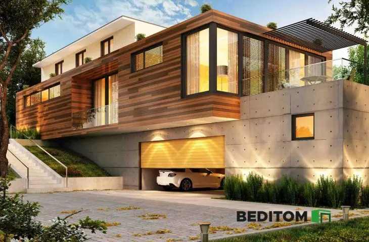 Beditom garage doors - functionality and style in harmony with architecture