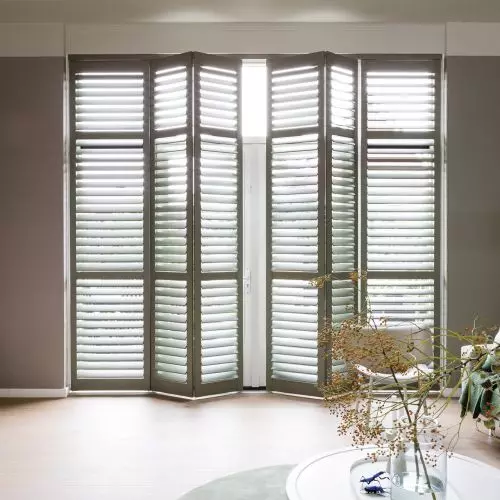 Wooden shutters bright - a timeless window decoration