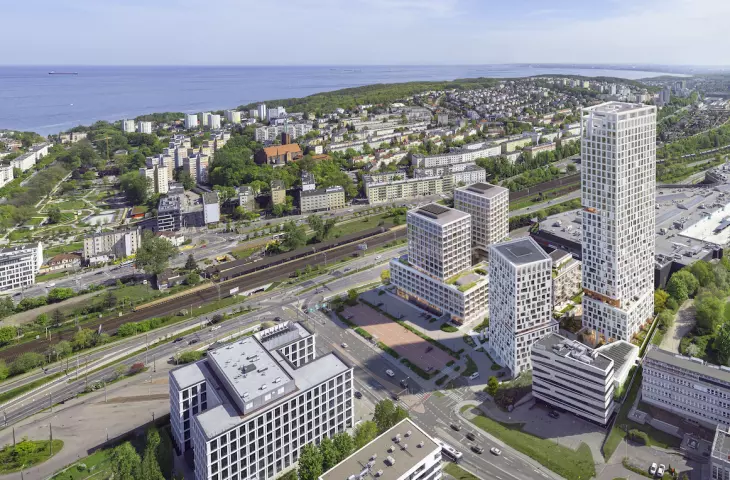 Apartamenty, usługi i biura. 120-metrowa wieża wyrośnie w centrum Gdyni