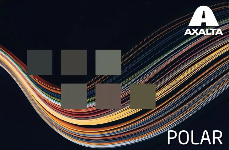 6 exclusive powder paint shades with a fine-structured finish