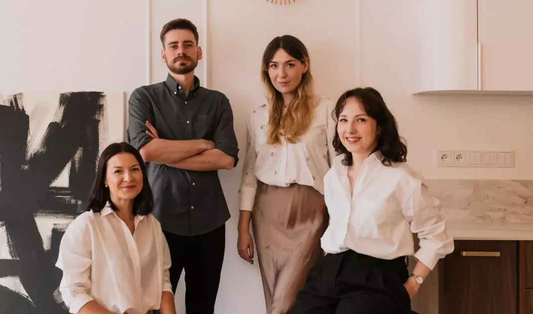 Ania Białkowska, Dariusz Michałkowski, Magdalena Kuranowska i Klaudia Jarmuła ze studia Kontraforma