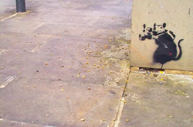 Home office Banksy’ego, czyli street art w domowym zaciszu