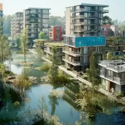 Wizje architektów na zalane miasta na zachodzie Holandii