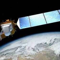 Satelita Landsat 8, z którego pobierane są dane użyteczne do planowania błękitno-zielonej infrastruktury