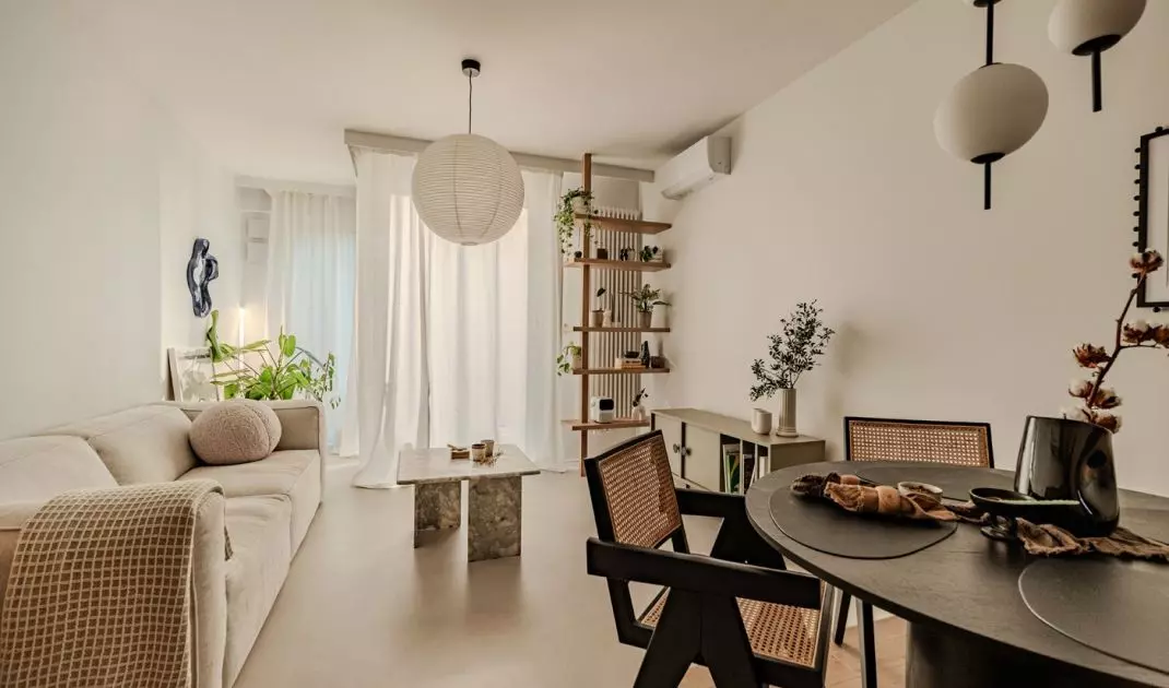 The apartment of architect Maja Smichura of Deer Design studio.