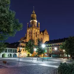 Kolegiata Najświętszej Maryi Panny Królowej Świata w Stargardzie, iluminacja Zumtobel Group