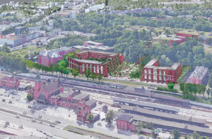 Nowe budynki i zielony plac z widokiem. Nowatorski projekt dla dworca PKS w Gdańsku