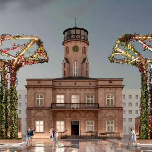 Revitalization of Biegański Square in Częstochowa - will the concrete desert be replaced by metal trees?