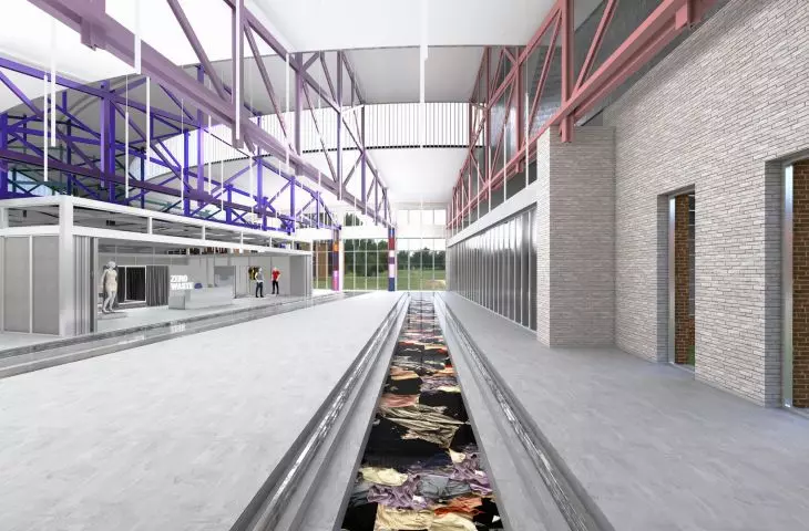 Zero waste fashion. Adapting an old steam locomotive depot in Gniezno into a fashion house