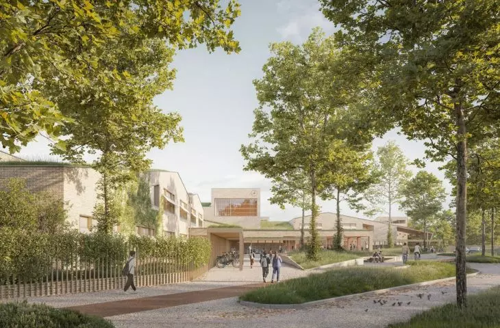 Wyniki konkursu na opracowanie koncepcji architektonicznej wraz z zagospodarowaniem terenu dla inwestycji pn. Budowa kompleksu oświatowego na Zielonej Białołęce w rejonie ul. Siecznej
