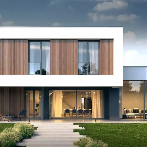 Wariacja na temat „kostki” – willa miejska od Koziej Architekci