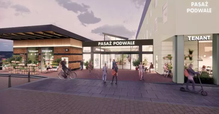 Koncepcja Pasażu Podwale (dawne City Forum)