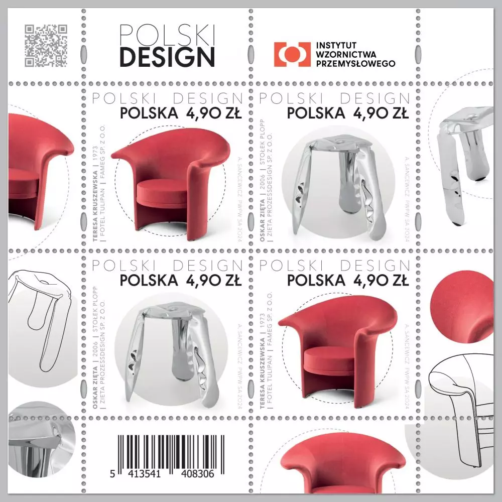 Znaczki pocztowe „Polski design”