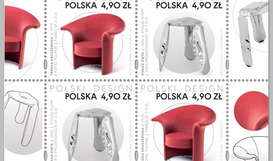 Znaczki pocztowe „Polski design”