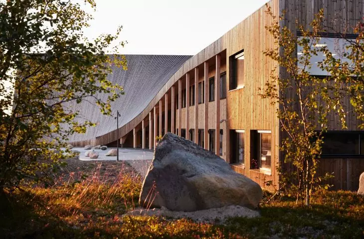 Čoarvemátta center in Norway - architecture inspired by Sami heritage